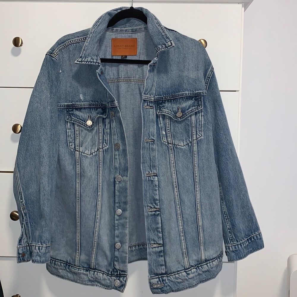 lucky brand denim trucker jacket